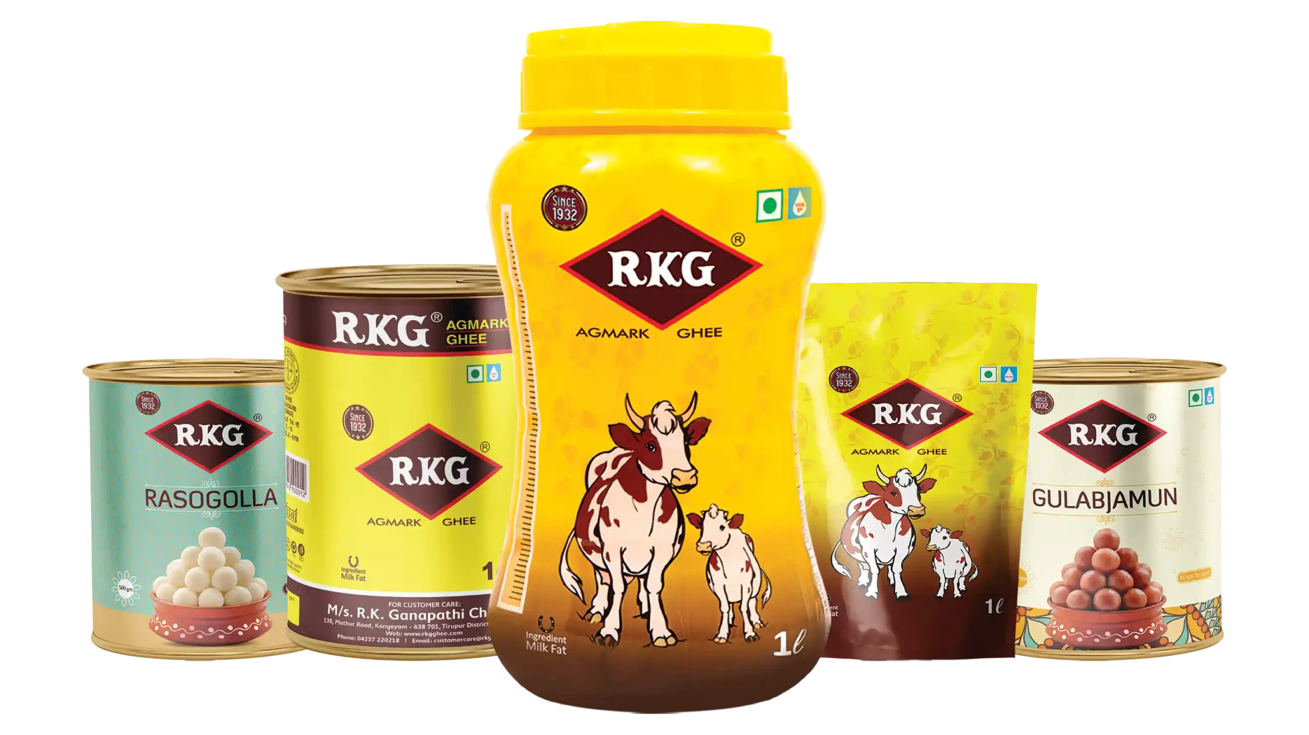 RKG Ghee premium cow ghee jar